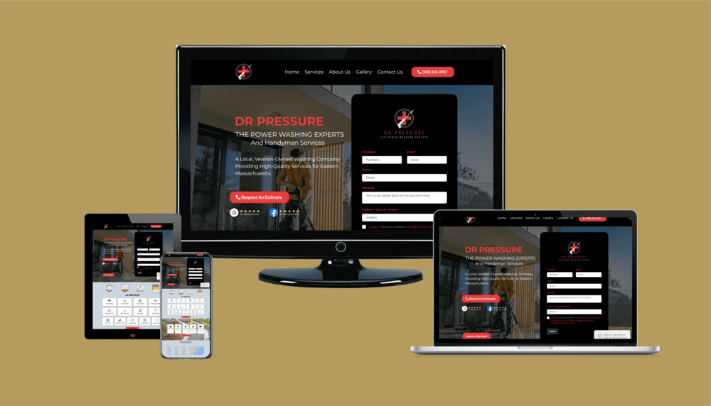 Contractor website example 1