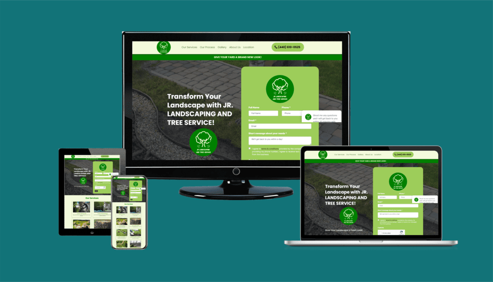 Contractor website example 9