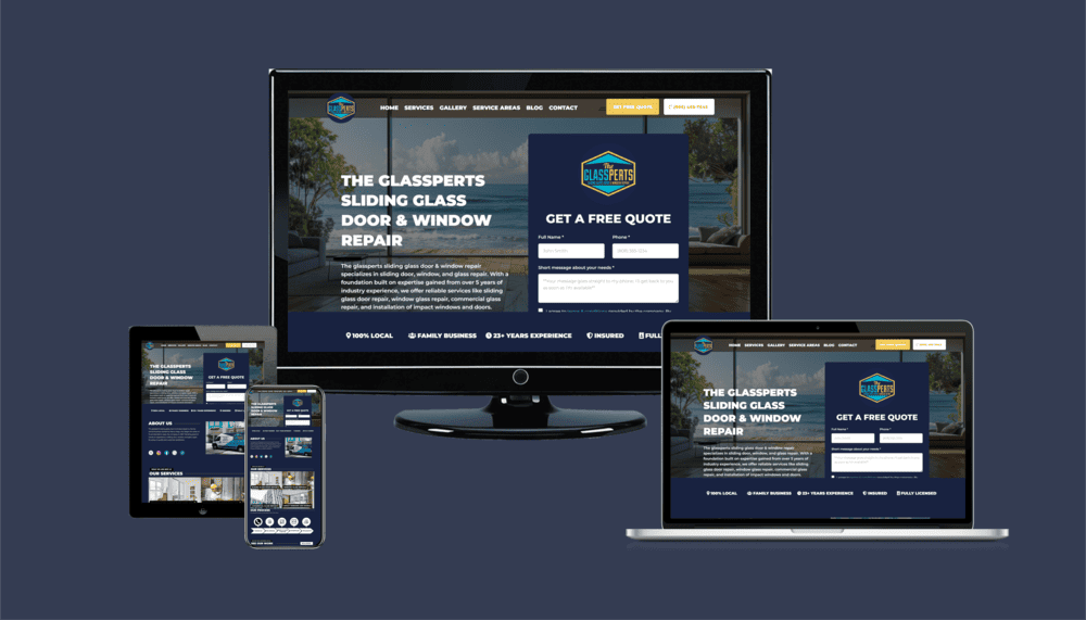 Contractor website example 7